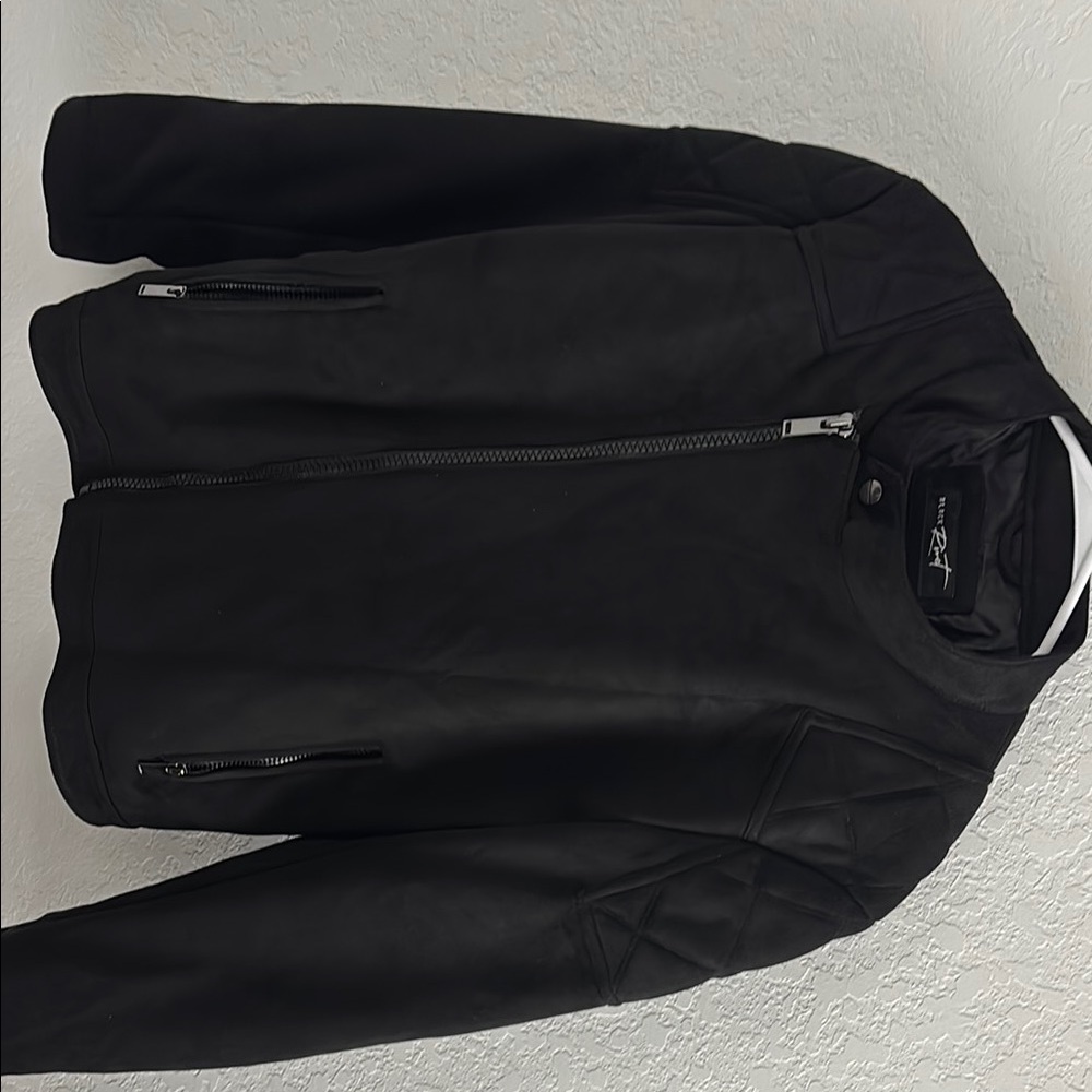 Black Faux Leather Jacket
